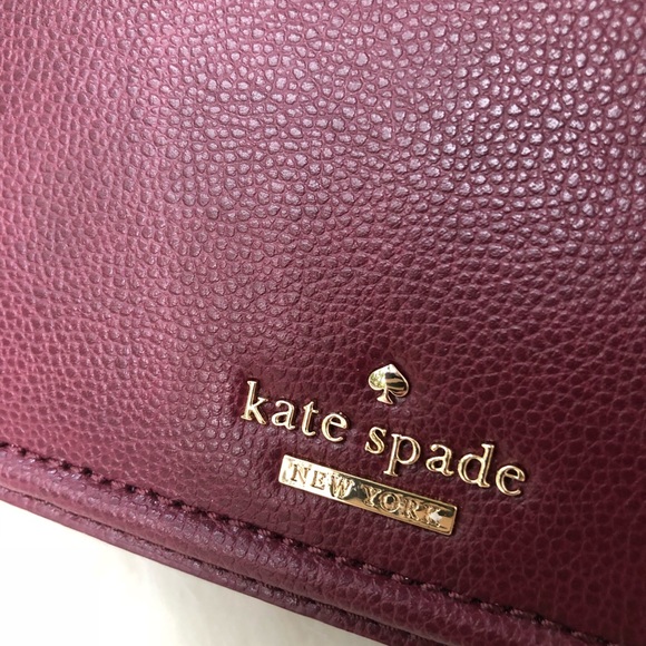 🎉HP🎉Kate Spade ♠️ NWT Red Leather Crossbody Bag - Picture 8 of 8